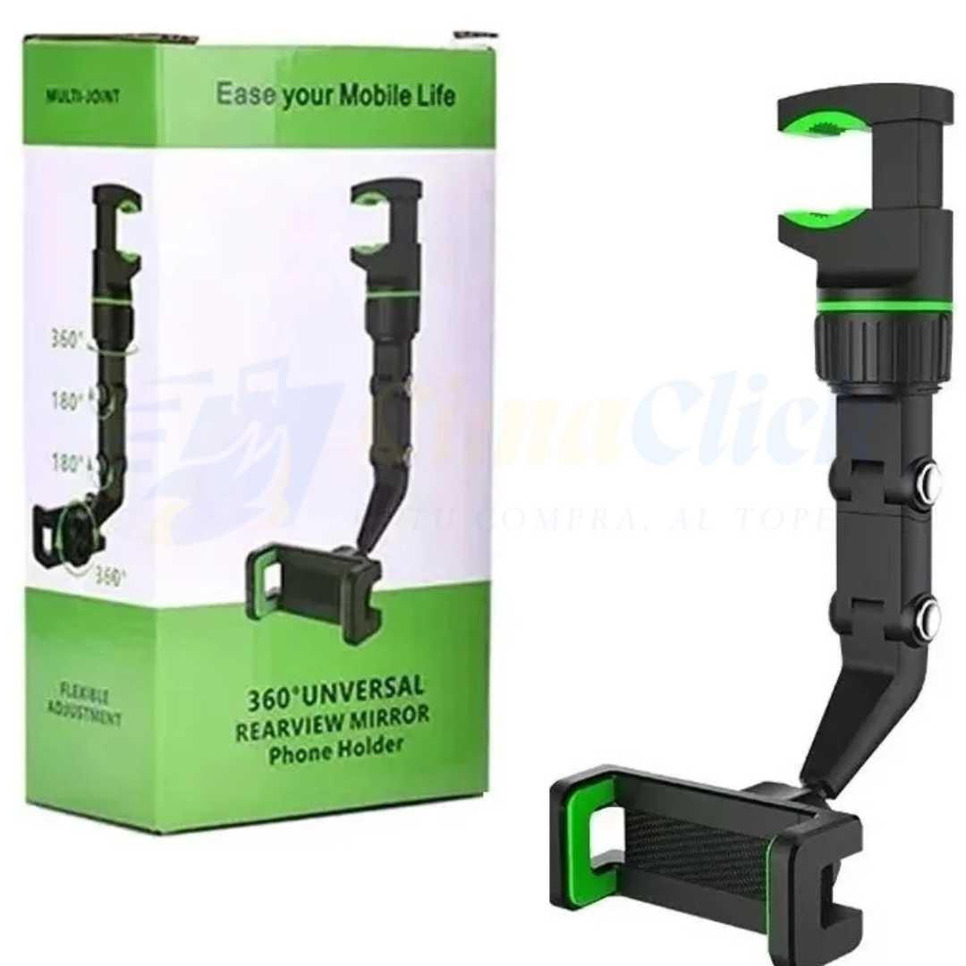 Soporte Celular 360º para Retrovisor – Seguridad, comodidad y libertad en cada trayecto