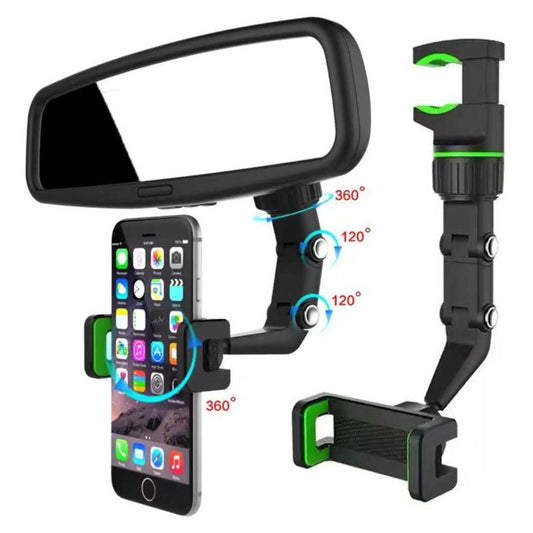 Soporte Celular 360º para Retrovisor – Seguridad, comodidad y libertad en cada trayecto