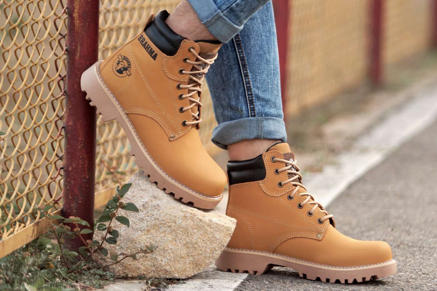 Bota Brahma Premium Cuero Legítimo – Resistencia Total