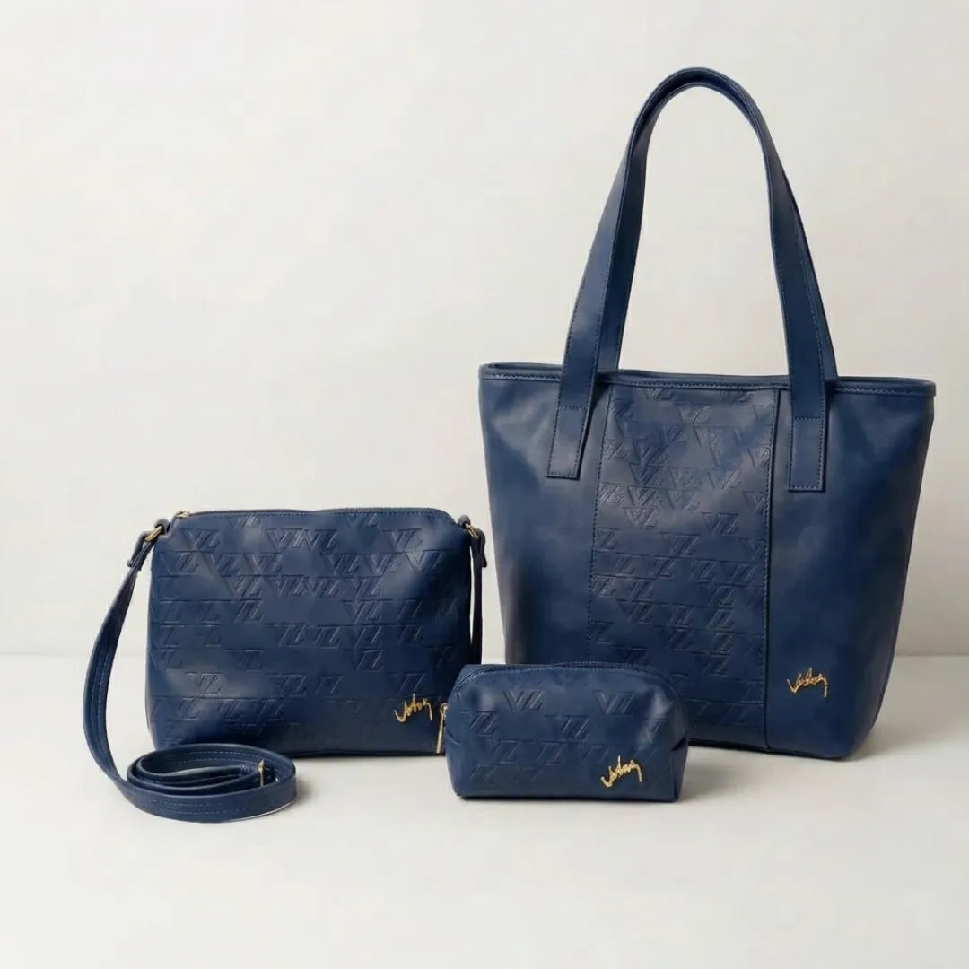Kit de 3 Carteras de cuero Velez Milano