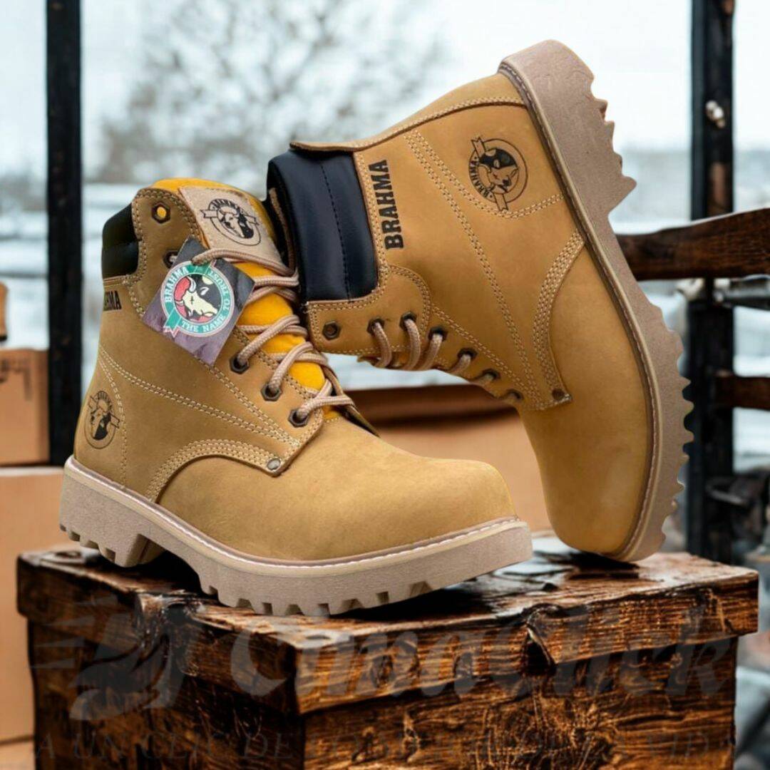Bota Brahma Premium Cuero Legítimo – Resistencia Total