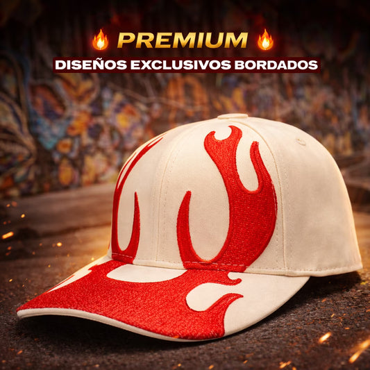Gorra Urban Flame Edition 🔥 Diseños Exclusivos Bordados