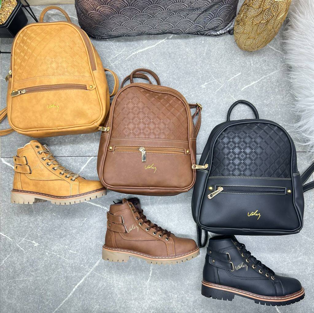 Combo Exclusivo Vélez: Bolso Elegante + Botín de Lujo