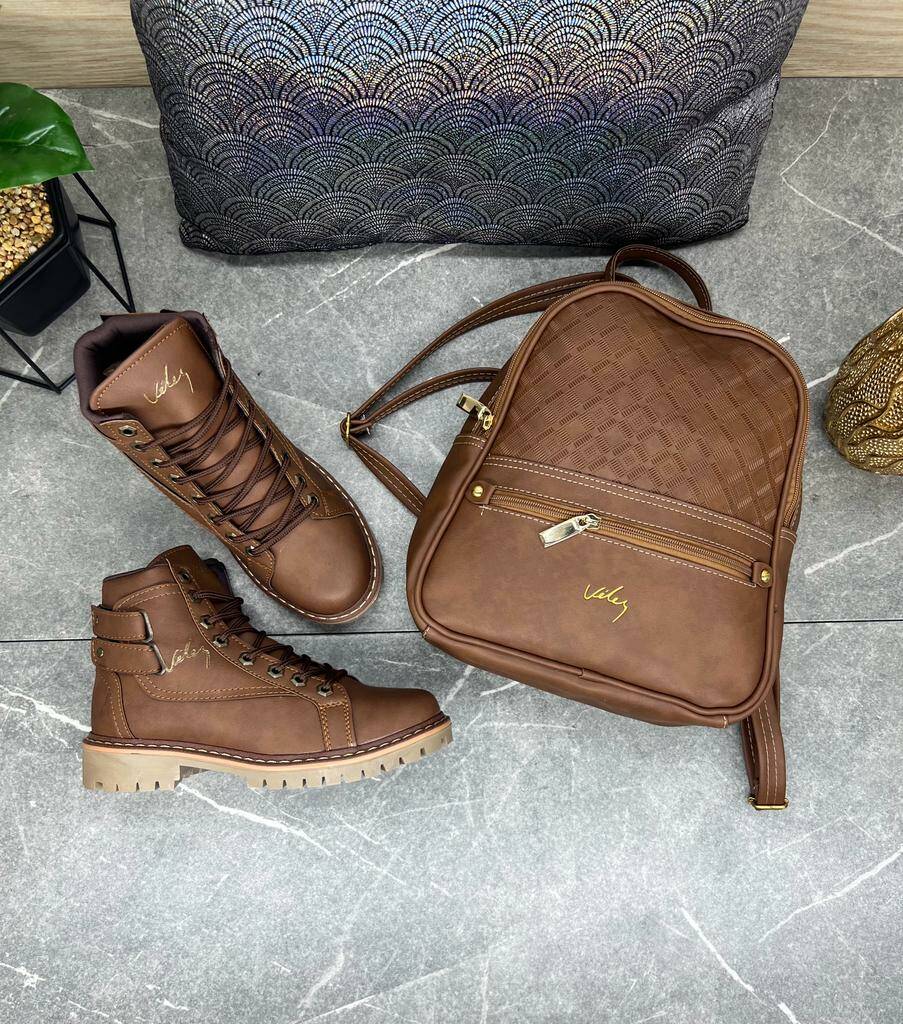 Combo Exclusivo Vélez: Bolso Elegante + Botín de Lujo