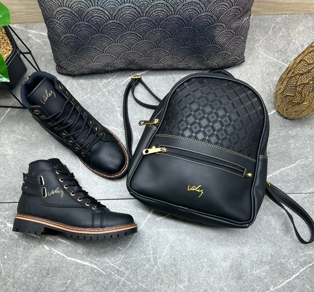 Combo Exclusivo Vélez: Bolso Elegante + Botín de Lujo