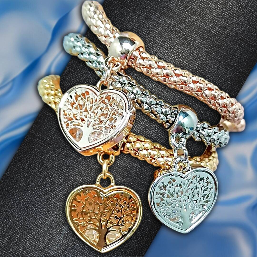 Combo 3 Pulseras Árbol de la Vida | Elegancia y Significado
