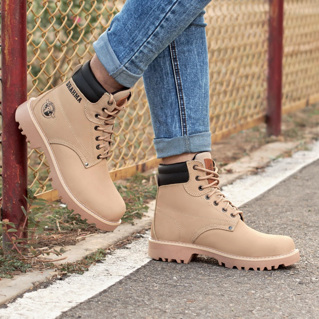 Bota Brahma Premium Cuero Legítimo – Resistencia Total