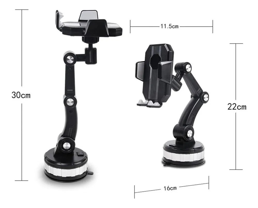 Soporte Celular 3-en-1 con Ventosa Súper Fuerte – No se Suelta