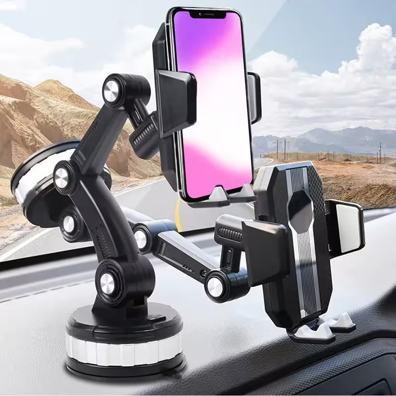 Soporte Celular 3-en-1 con Ventosa Súper Fuerte – No se Suelta