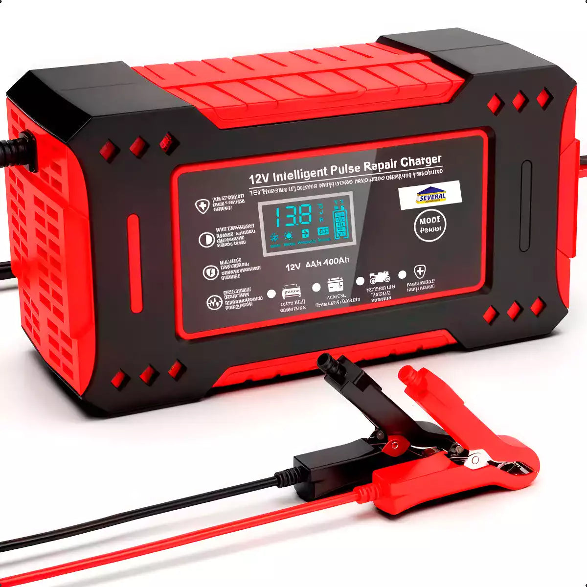 Cargador Inteligente 12V con Reparación por Pulso