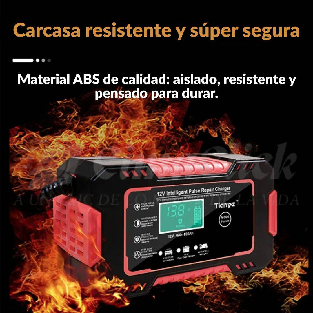 Cargador Inteligente 12V con Reparación por Pulso
