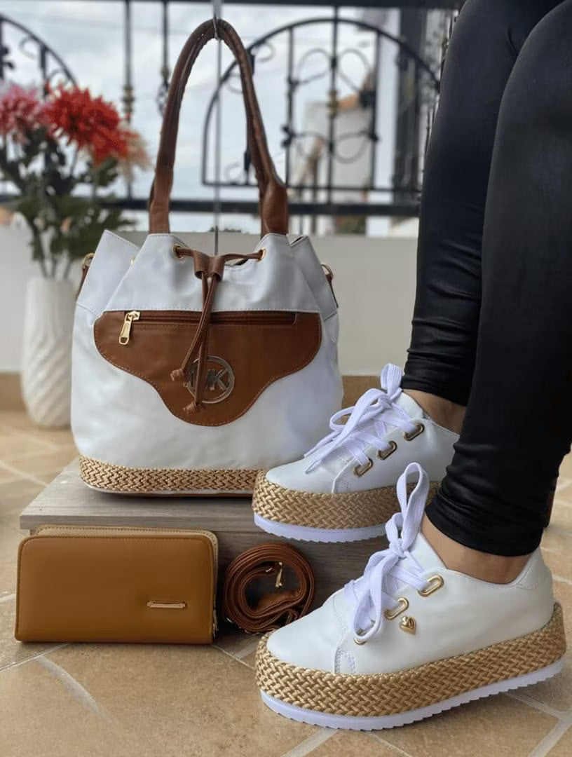 Colección Bella Urbana - Set Bolso + Tenis + Billetera