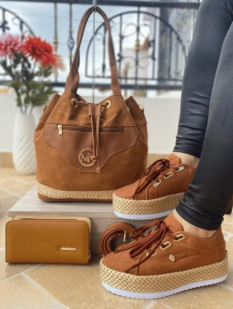 Colección Bella Urbana - Set Bolso + Tenis + Billetera