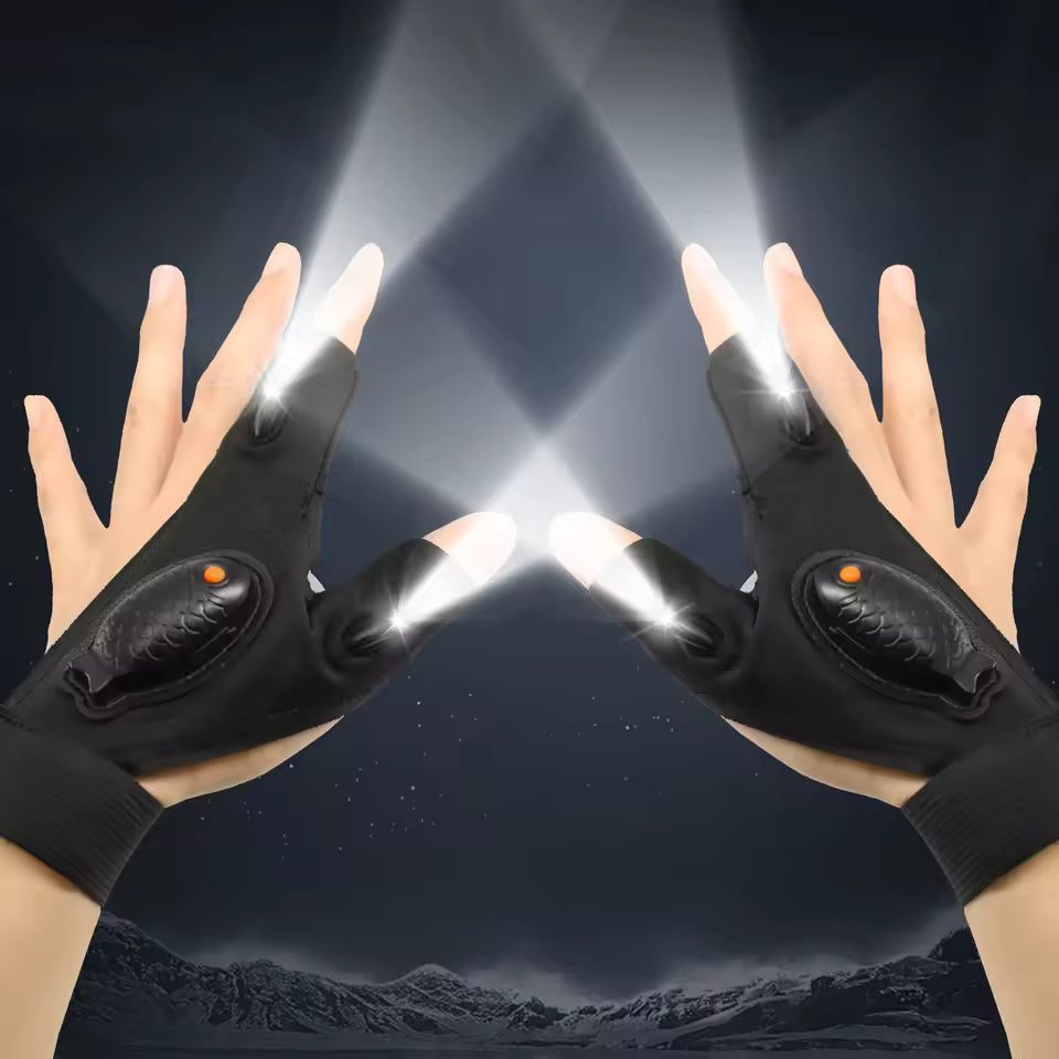 Luva de Mano con Luz LED - La Tercera Mano Inteligente