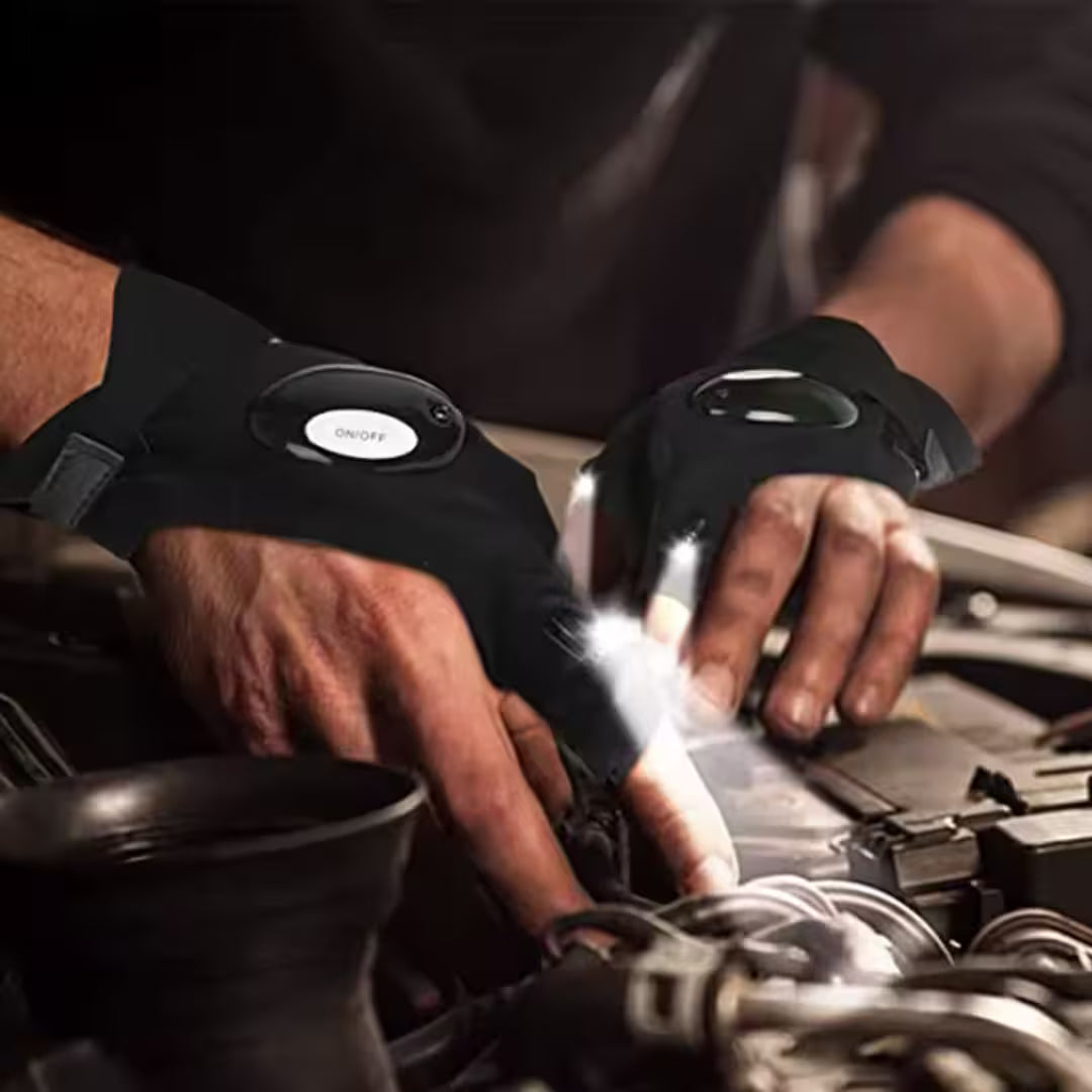 Luva de Mano con Luz LED - La Tercera Mano Inteligente