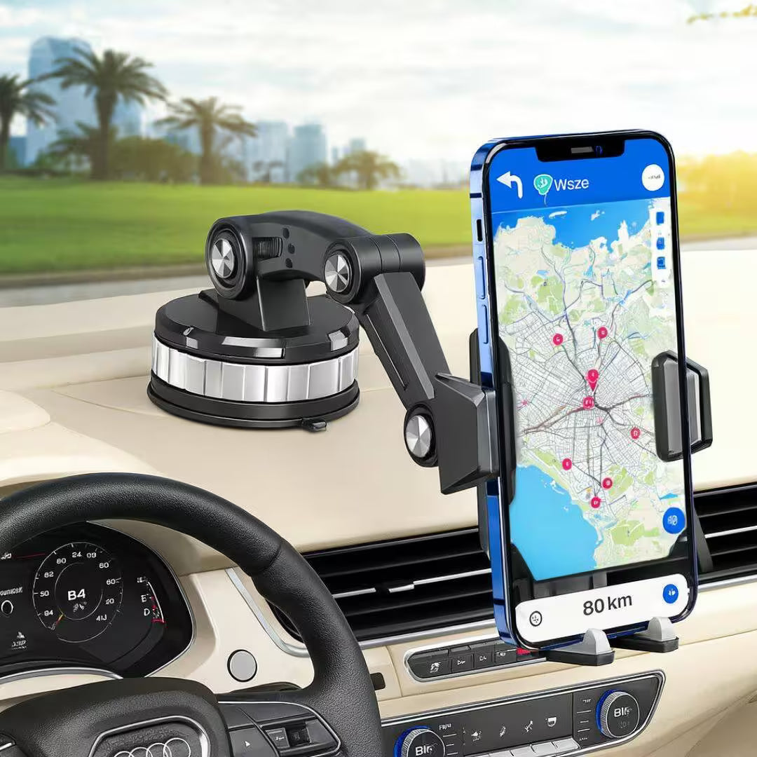 Soporte Celular 3-en-1 con Ventosa Súper Fuerte – No se Suelta