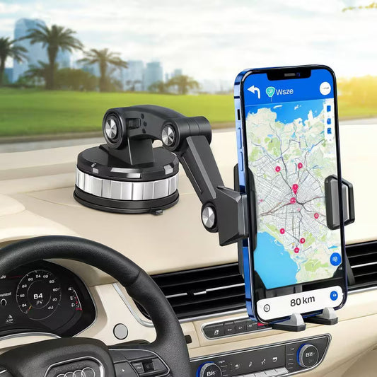 Soporte Celular 3-en-1 con Ventosa Súper Fuerte – No se Suelta