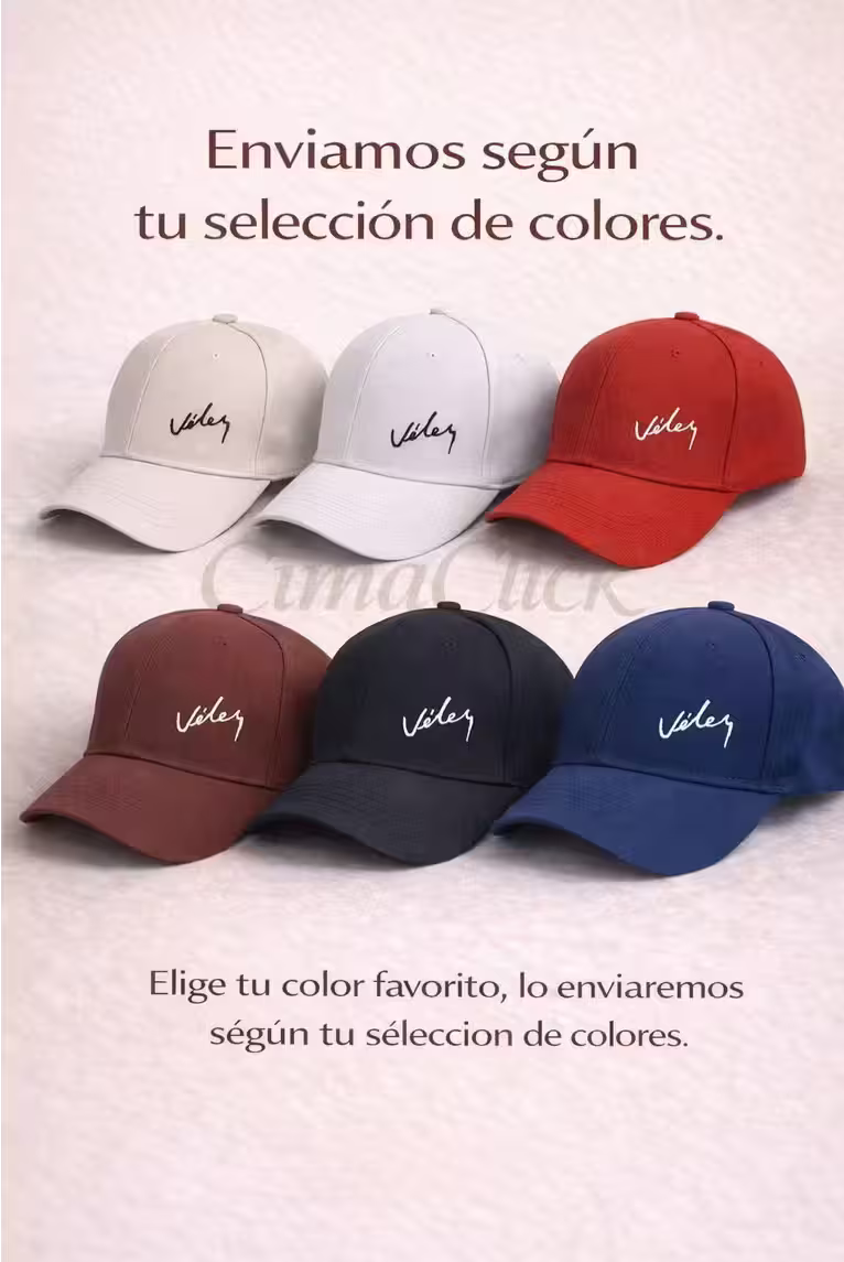 Combo 3 Gorras Vélez Bordado Premium – Estilo Urbano