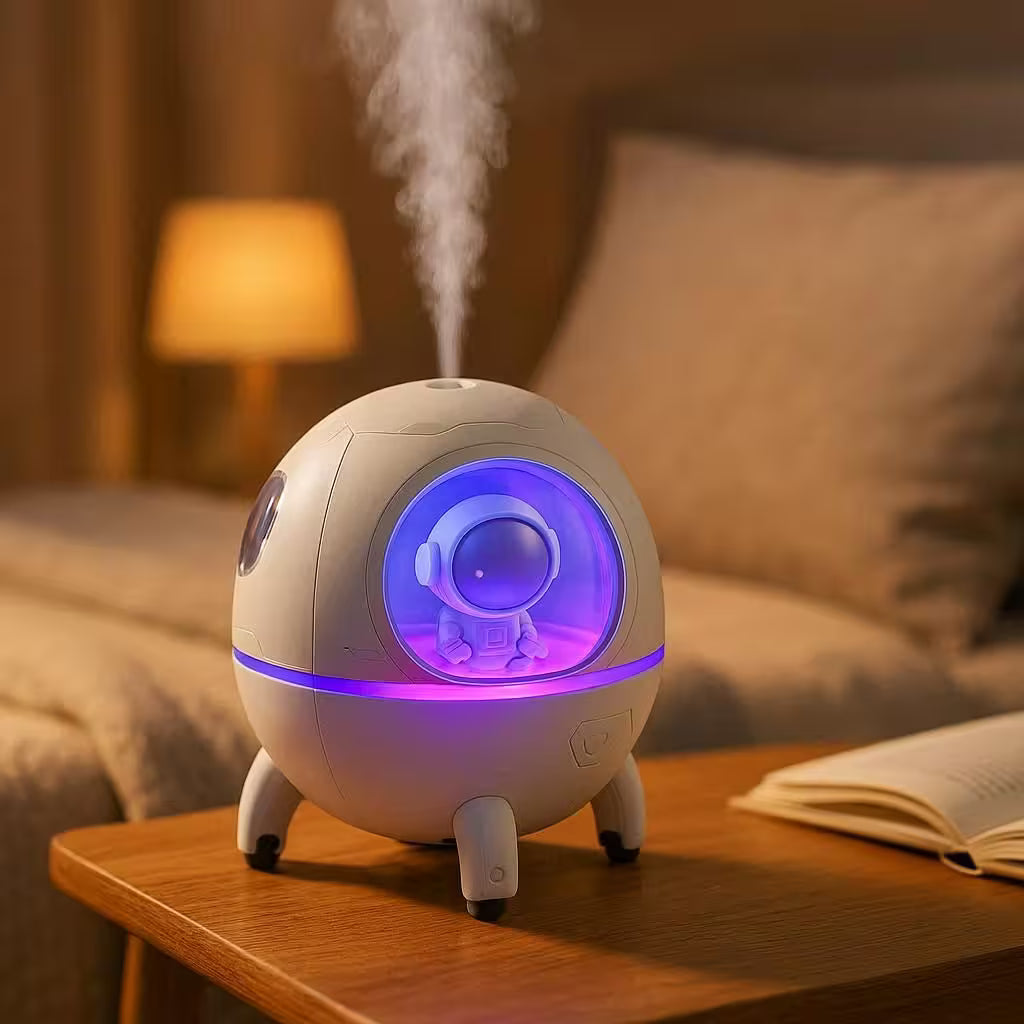 Humidificador Astronauta — Aire más Humedo, Sueño Profundo y Respiración Fácil